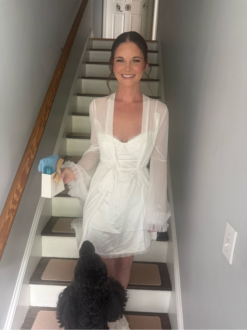 Sheer White Robe